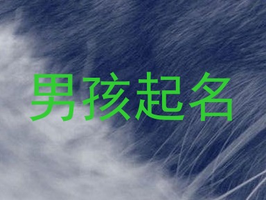 男孩起名