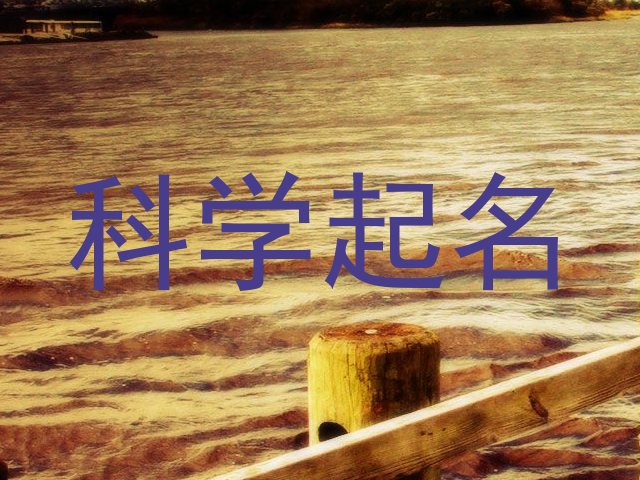 男孩科学起名