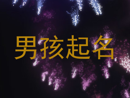 男孩起名