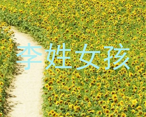 李姓女孩