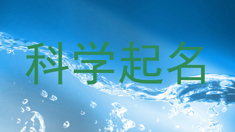 科学起名