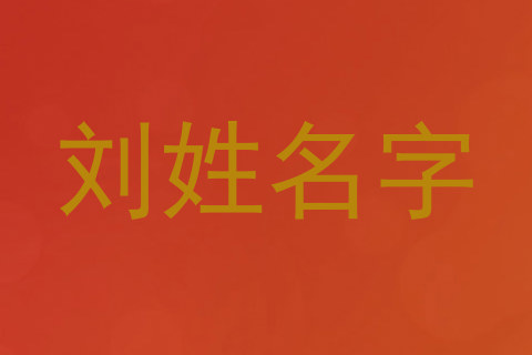 刘姓名字