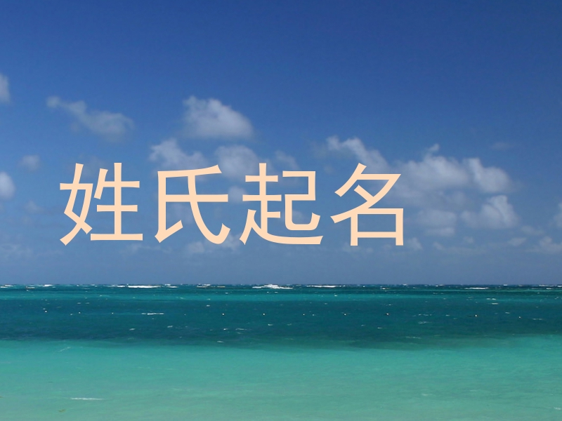 姓氏起名