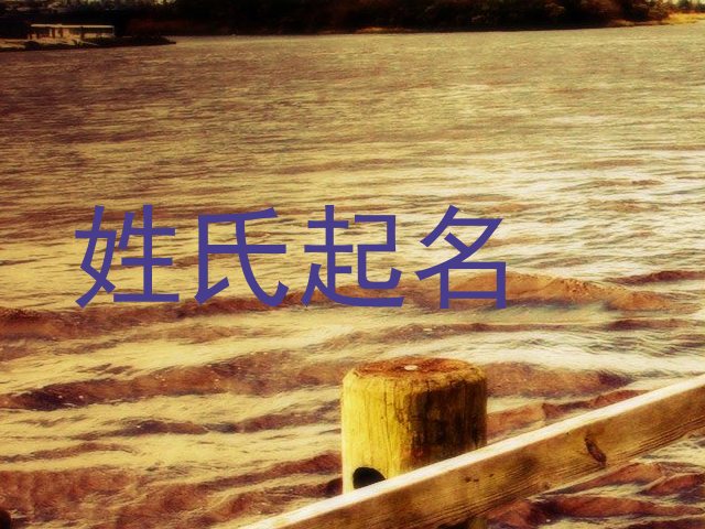 姓氏起名