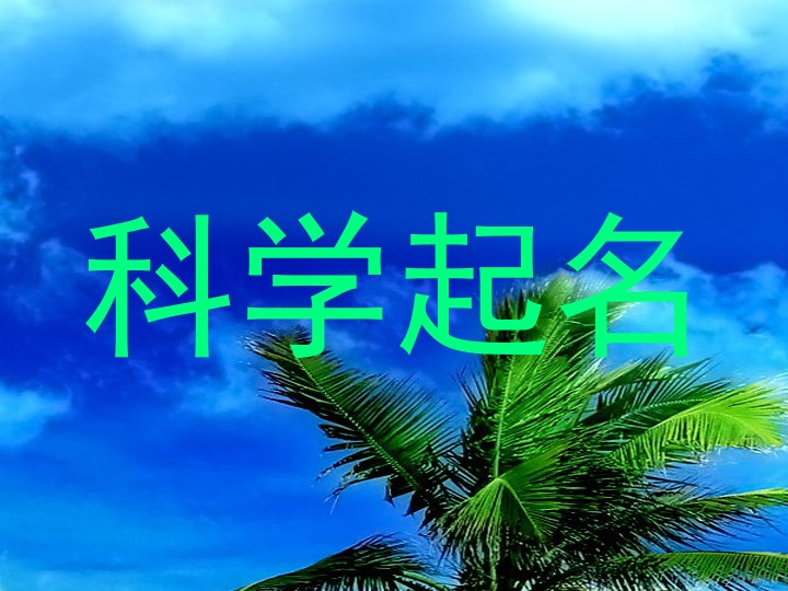 科学起名