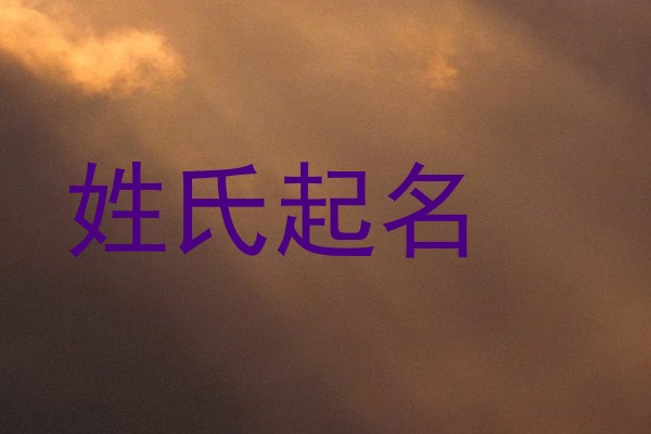 姓氏起名