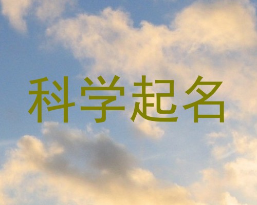 科学起名