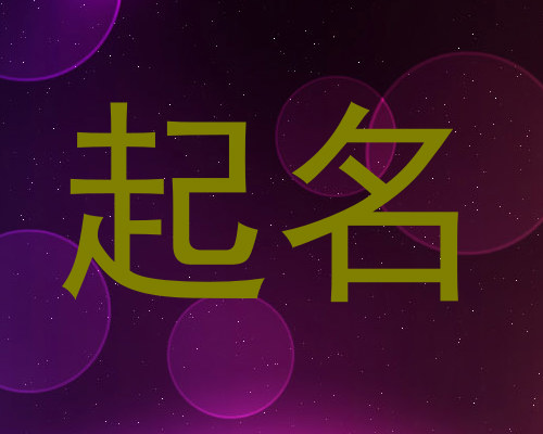 起名