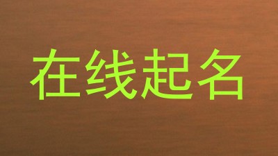 在线起名
