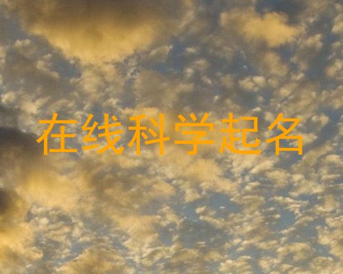 在线科学起名