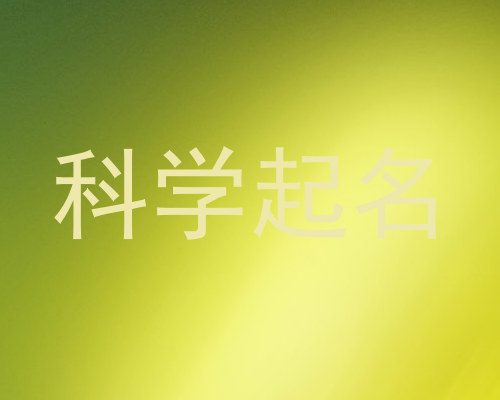 科学起名