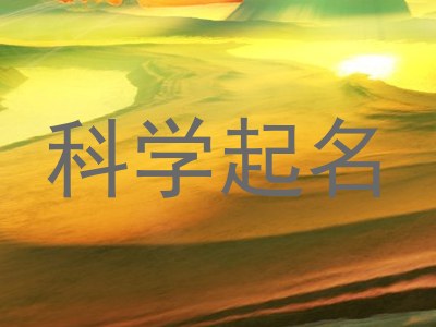 科学起名