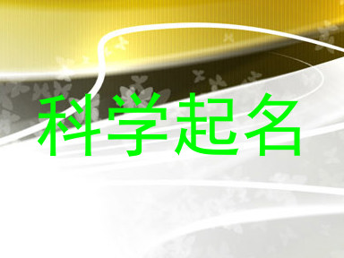 科学起名