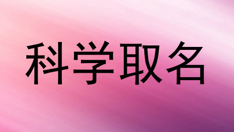 科学取名