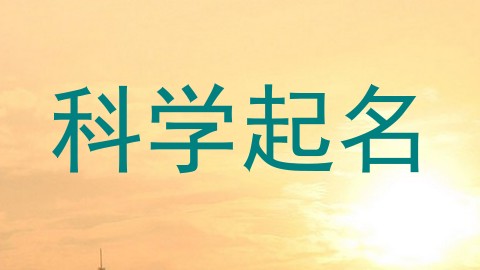 科学起名