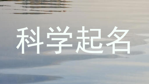 科学起名