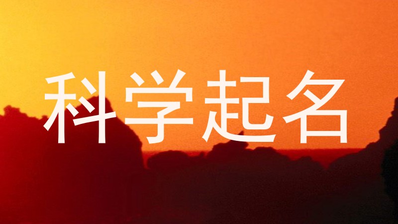 科学起名