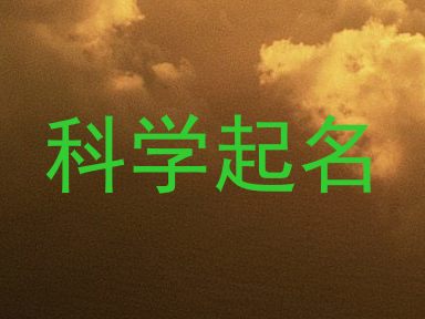 科学起名