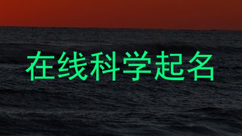 在线科学起名