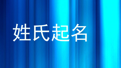 姓氏起名