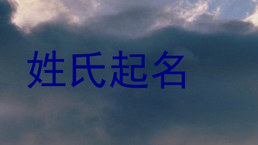 姓氏起名