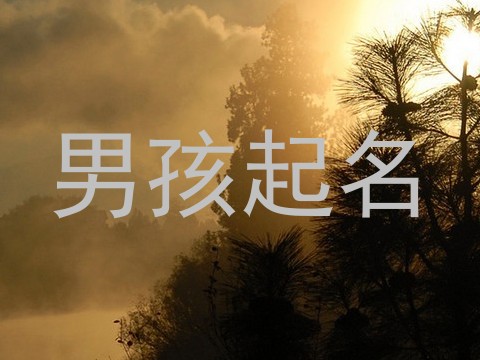 男孩起名