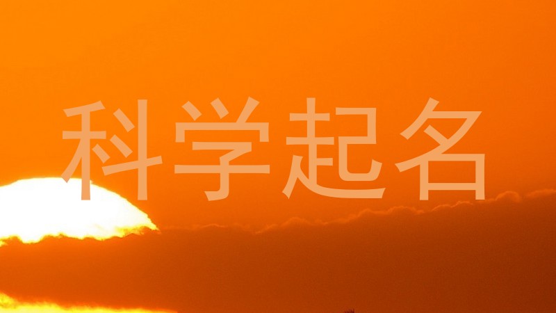 科学起名