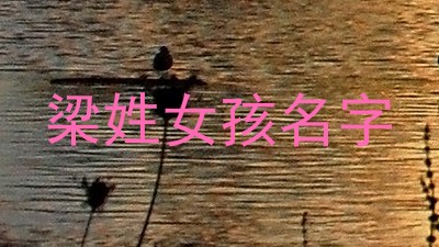 梁姓女孩名字