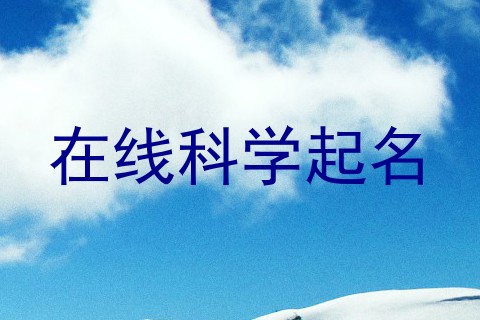 在线科学起名