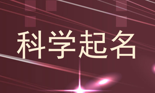 科学起名