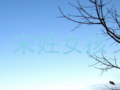宋姓女孩