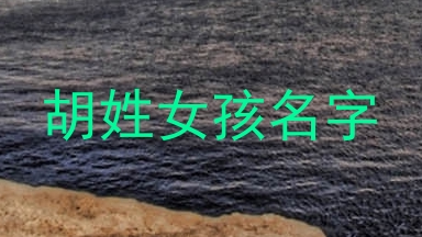 胡姓女孩名字