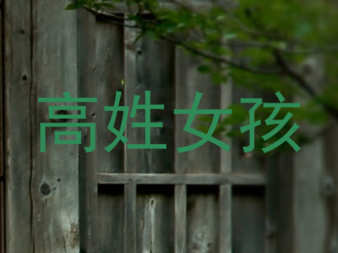 高姓女孩