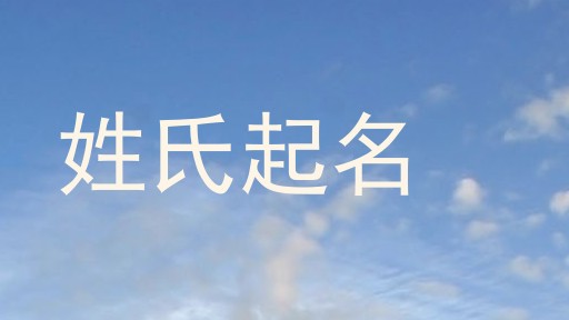 姓氏起名