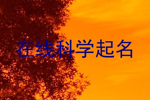 在线科学起名