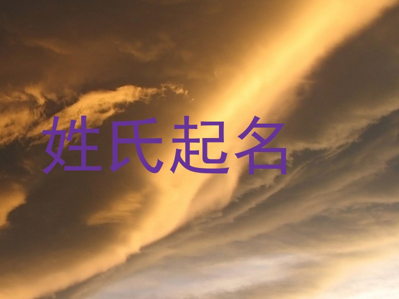 姓氏起名