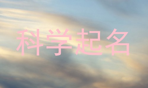 科学起名