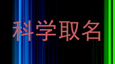 科学取名