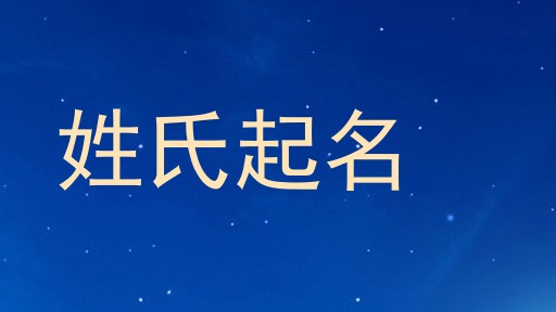 姓氏起名