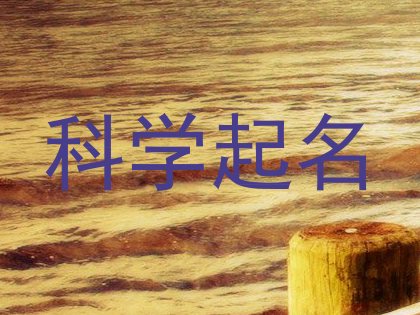 科学起名