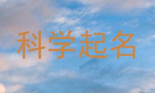科学起名