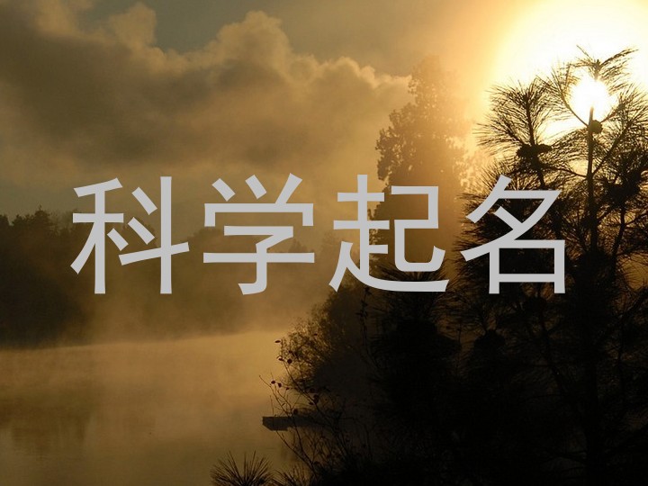 科学起名
