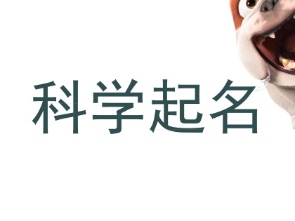 科学起名