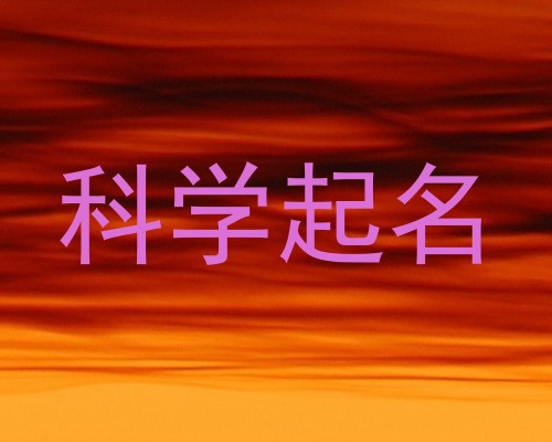 科学起名