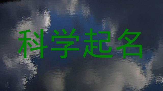 科学起名
