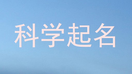 科学起名