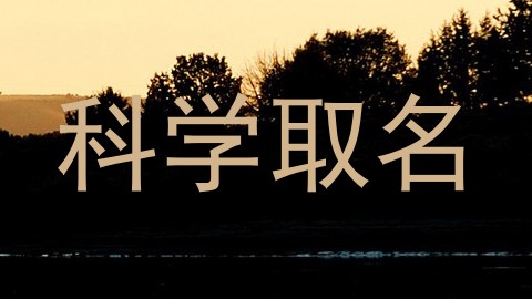 科学取名
