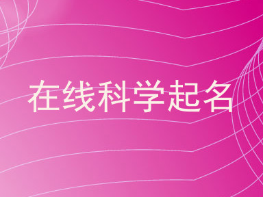在线科学起名