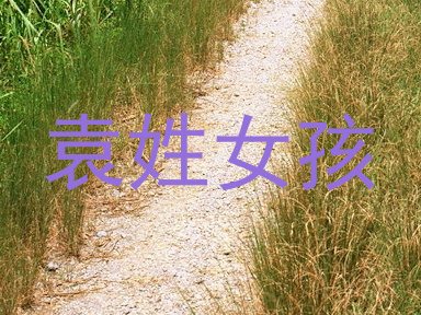袁姓女孩