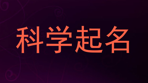 科学起名